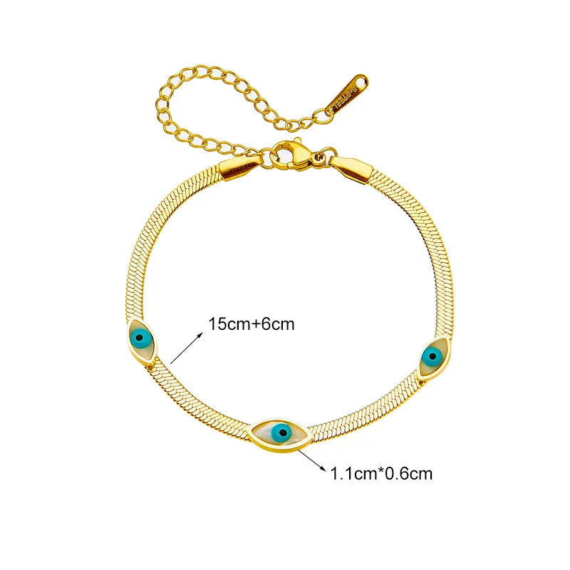 Brazalete Elegante Contra el Mal de Ojo para Mujer