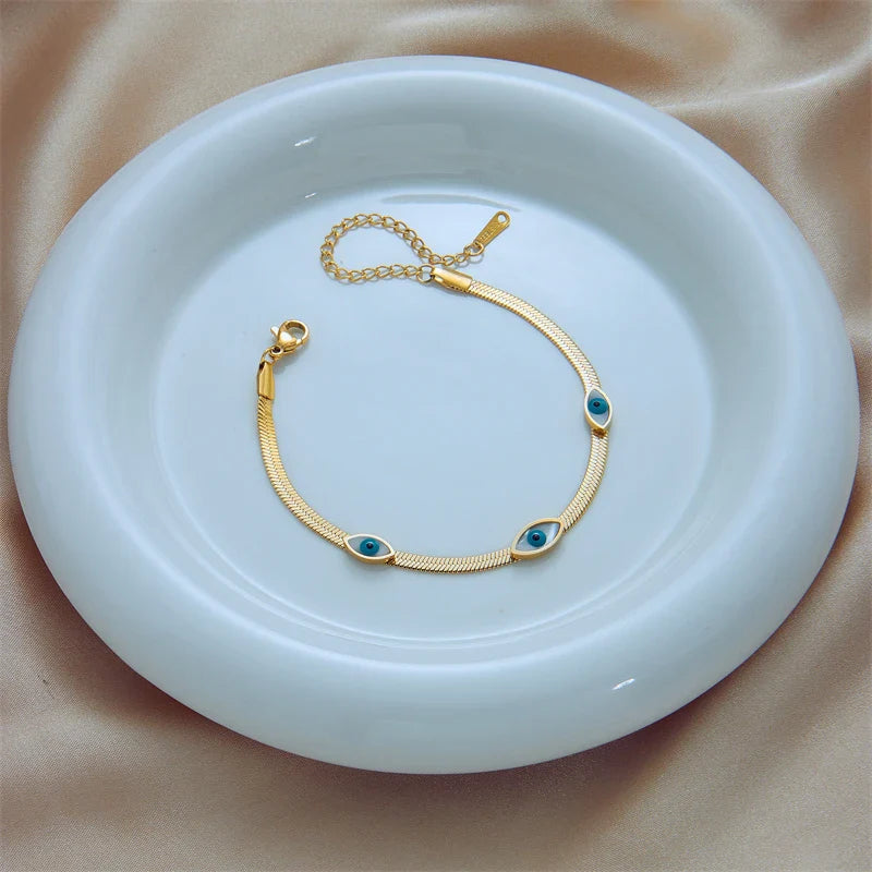 Brazalete Elegante Contra el Mal de Ojo para Mujer