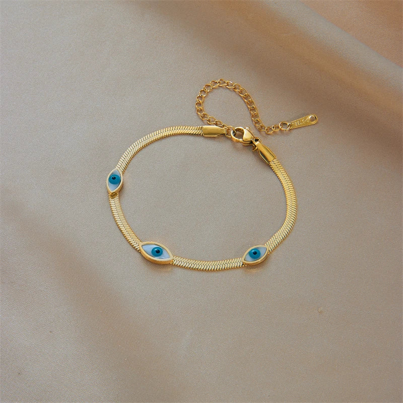 Brazalete Elegante Contra el Mal de Ojo para Mujer