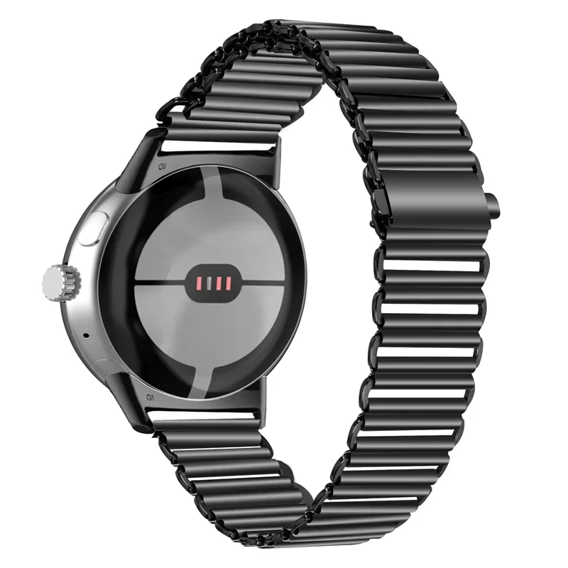 Pulsera de Acero Endurecido para Smartwatch Google Pixel Watch 1 y 2 negra