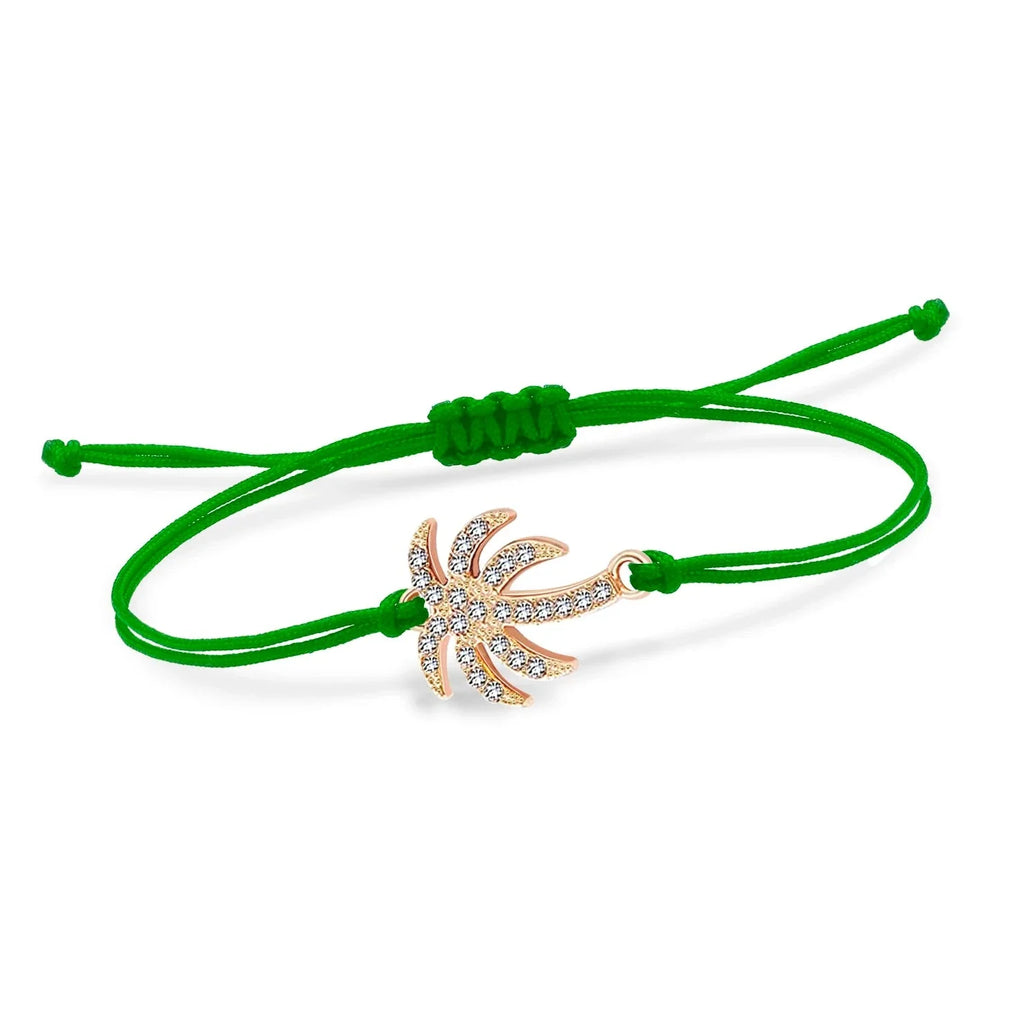 Pulsera de Cordón de Palma con estrás