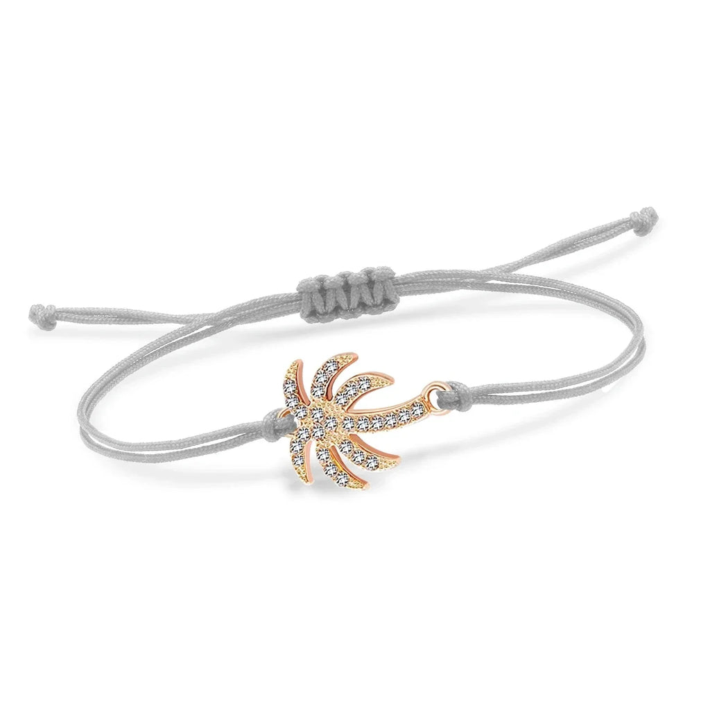 Pulsera de Cordón de Palma con estrás