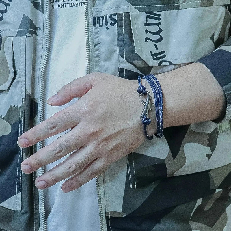 Pulsera de Cuerda Tiburón