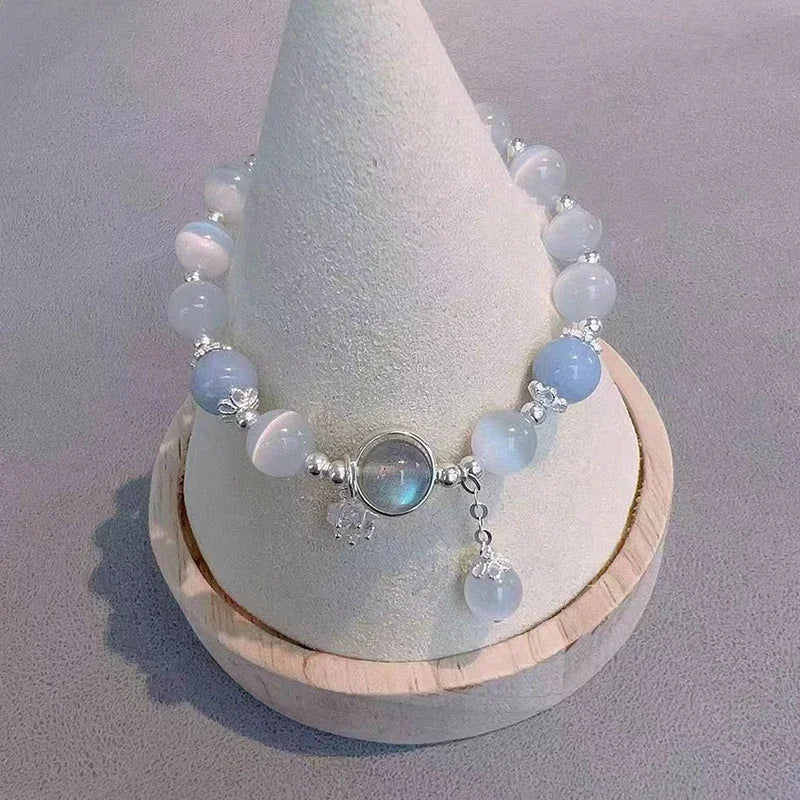 Pulsera de Cristal para la Fertilidad Piedra de Luna