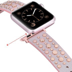 Correas de Cuero con Remaches para Apple Watch