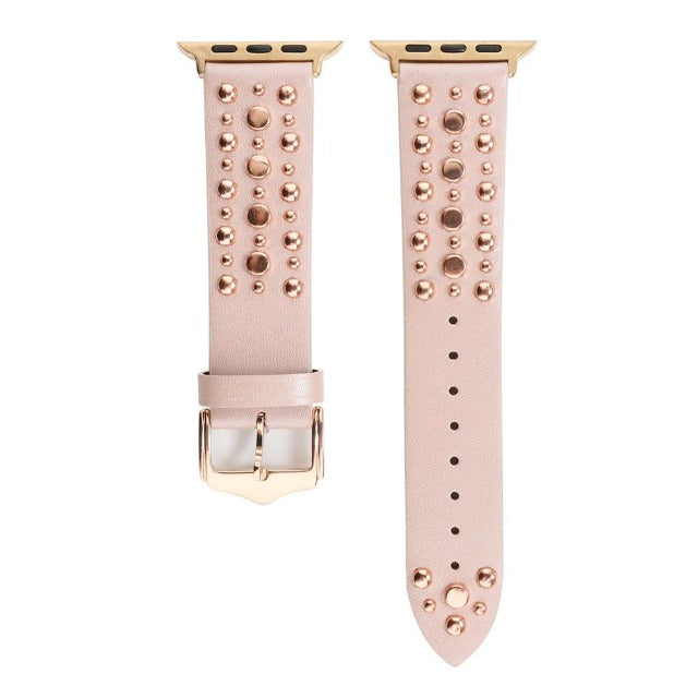 Correas de Cuero con Remaches para Apple Watch