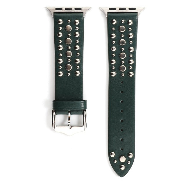 Correas de Cuero con Remaches para Apple Watch