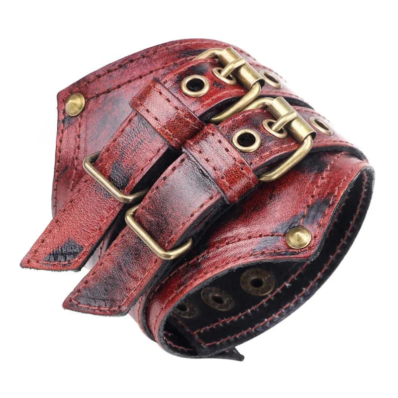 Pulsera Vikinga con Runas Celtas roja