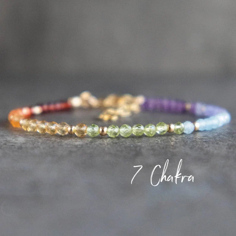 Pulsera de Piedras Naturales 7 Chakras