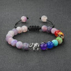 Pulsera de Piedras Naturales y Elefante 7 Chakras 12