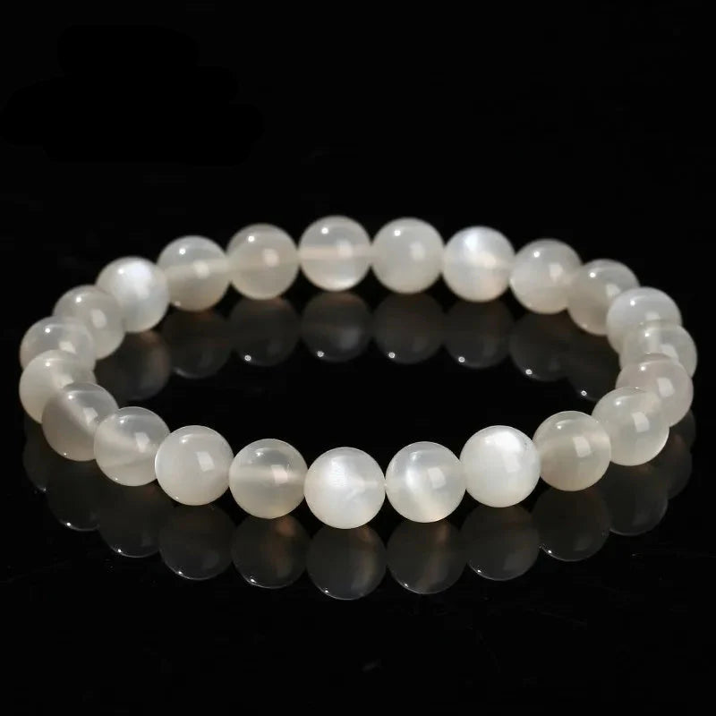 Pulsera de Piedras Naturales Piedra de Luna para Mujer