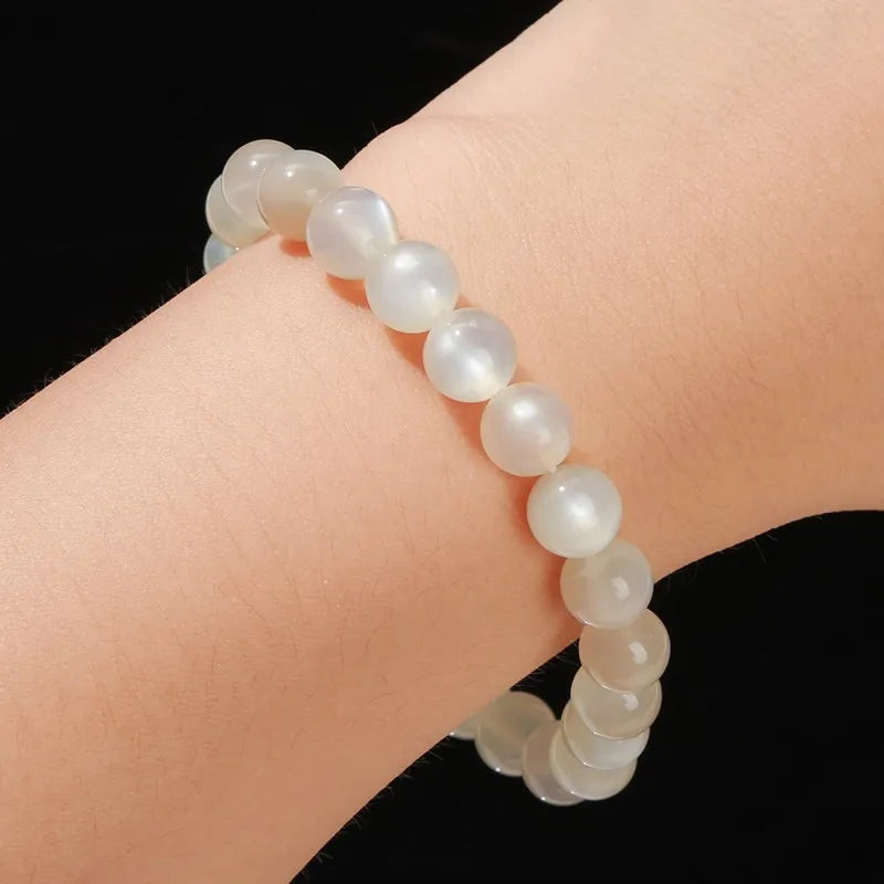 Pulsera de Piedras Naturales Piedra de Luna para Mujer