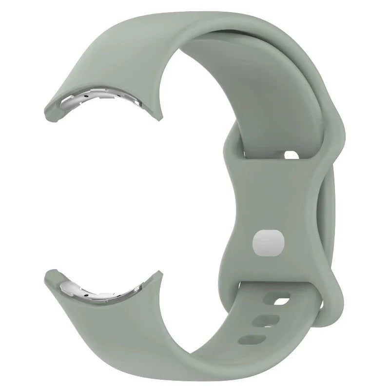 Correa de silicona para Smartwatch Google Pixel Watch 1 y 2 gris verdoso