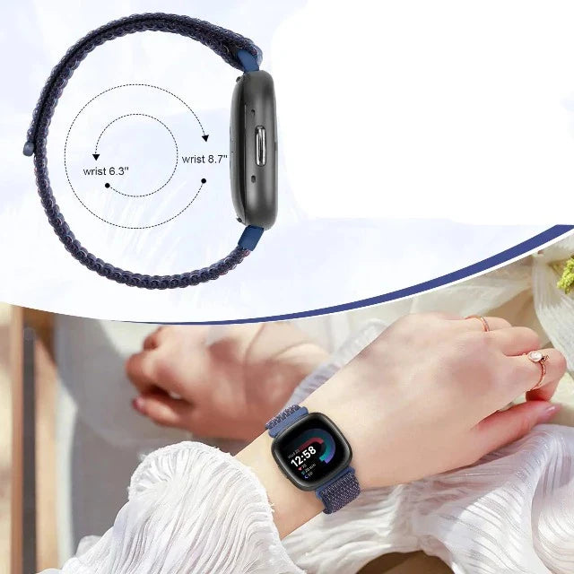 Pulsera de Tela Reloj Fitbit Versa 3 Versa 4 Sense 2