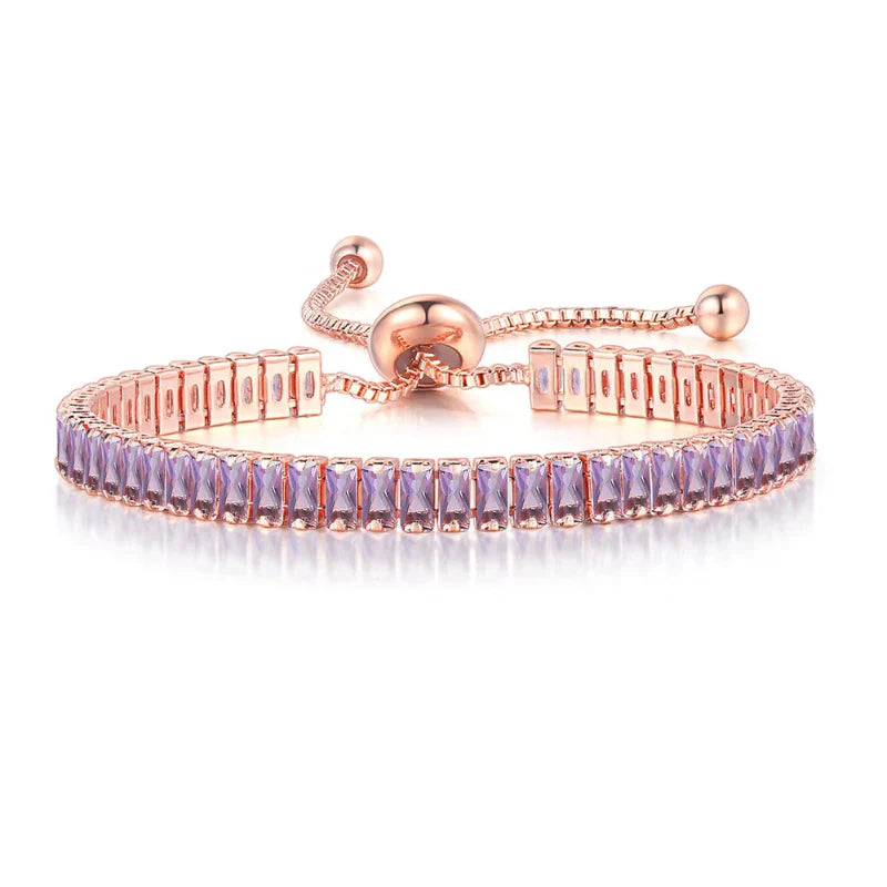 Pulsera en Zirconia de Color Piedra de Nacimiento