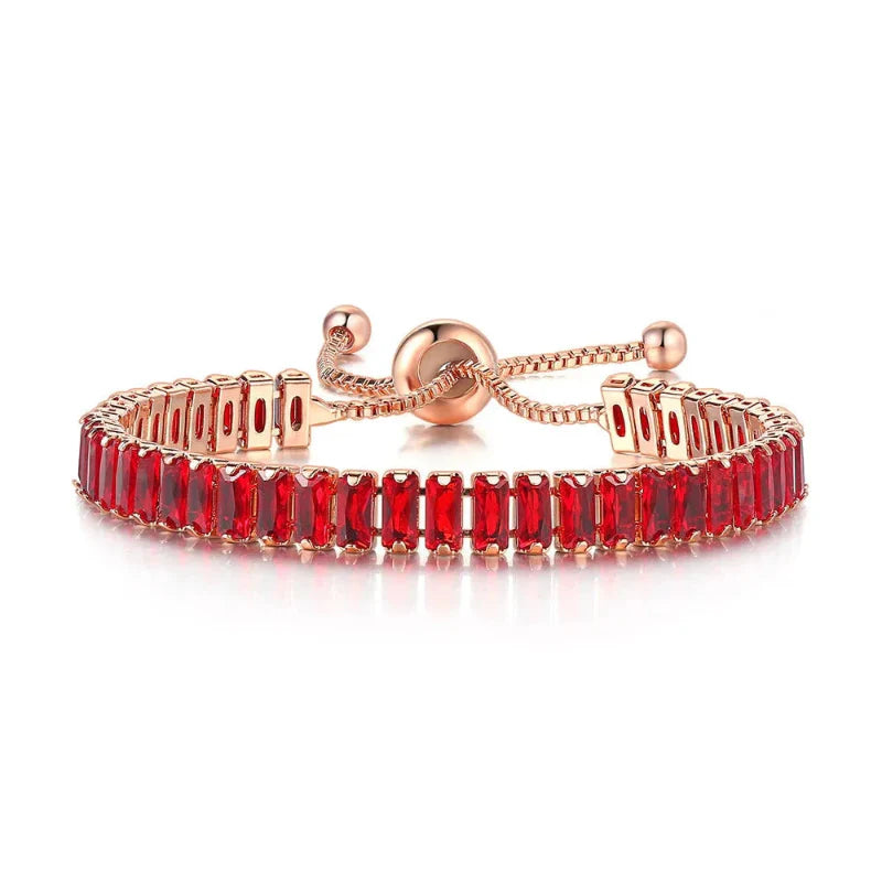 Pulsera en Zirconia de Color Piedra de Nacimiento