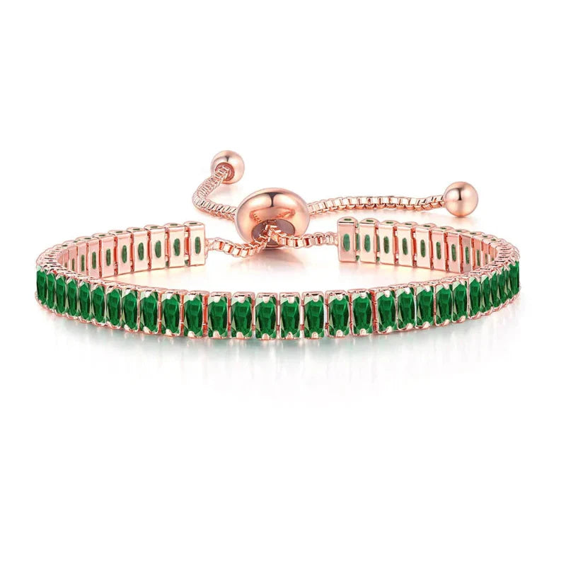 Pulsera en Zirconia de Color Piedra de Nacimiento