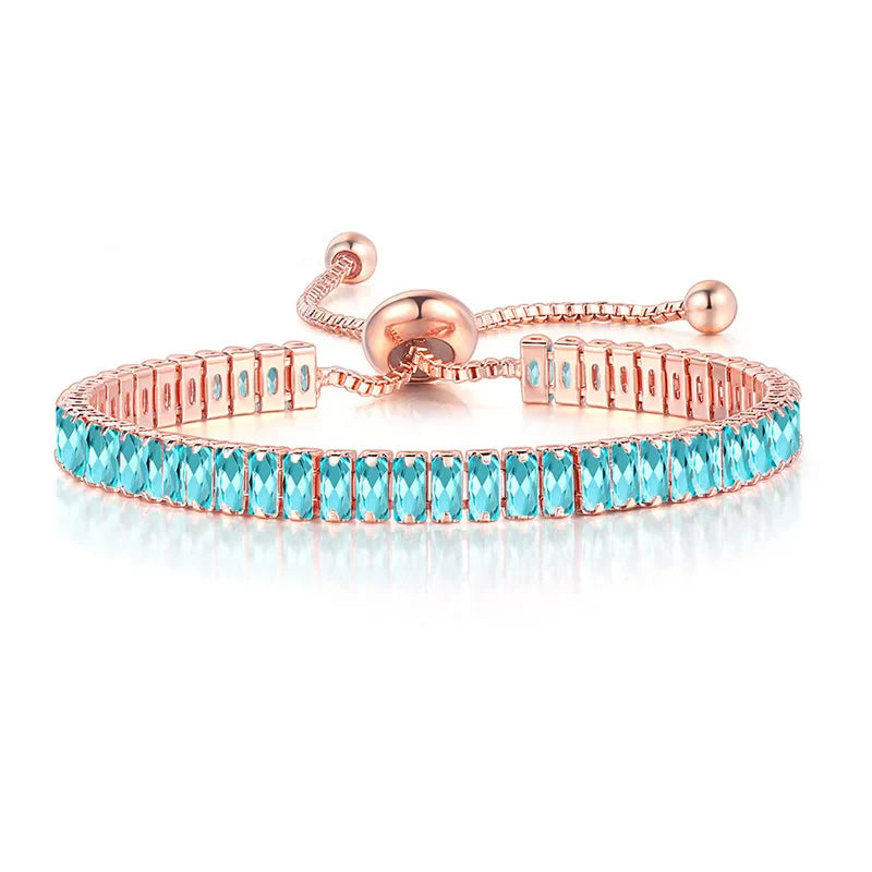 Pulsera en Zirconia de Color Piedra de Nacimiento