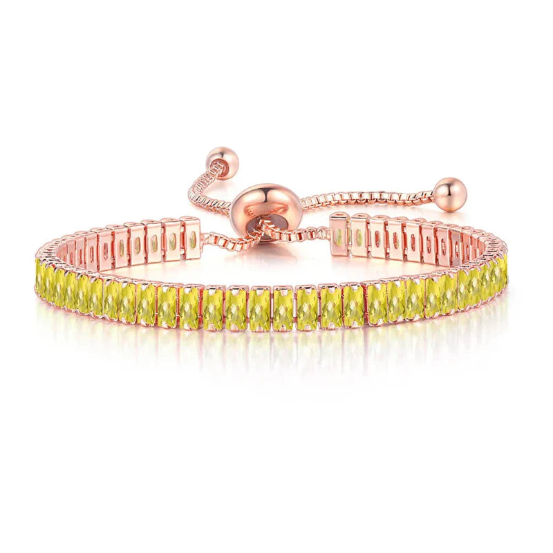 Pulsera en Zirconia de Color Piedra de Nacimiento