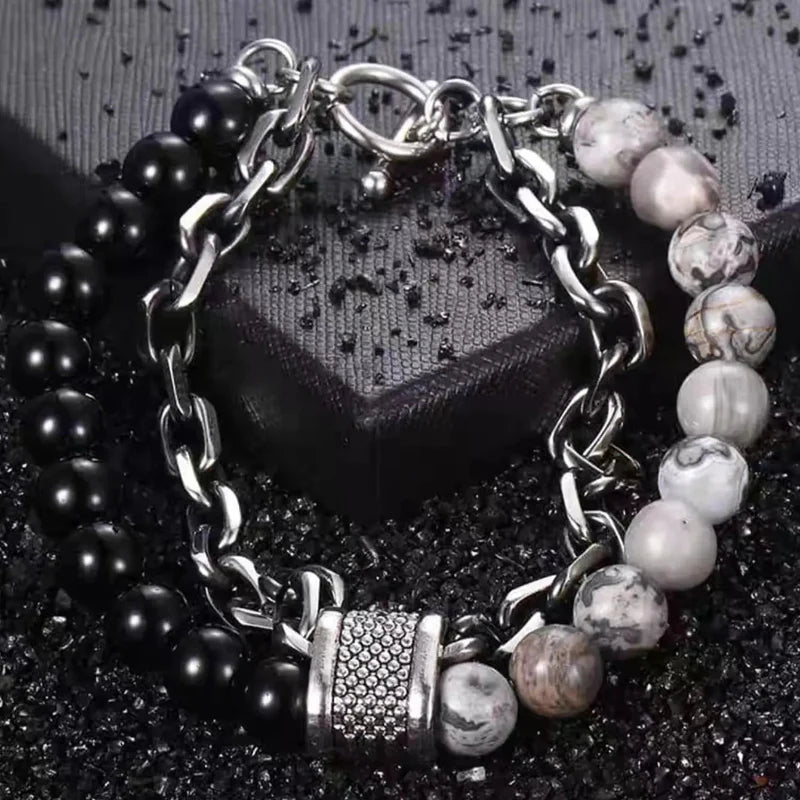 Pulsera Étnica de Estilo Punk para Hombre