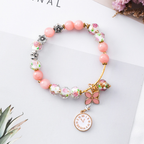 Brazalete Étnico para Mujer rosa