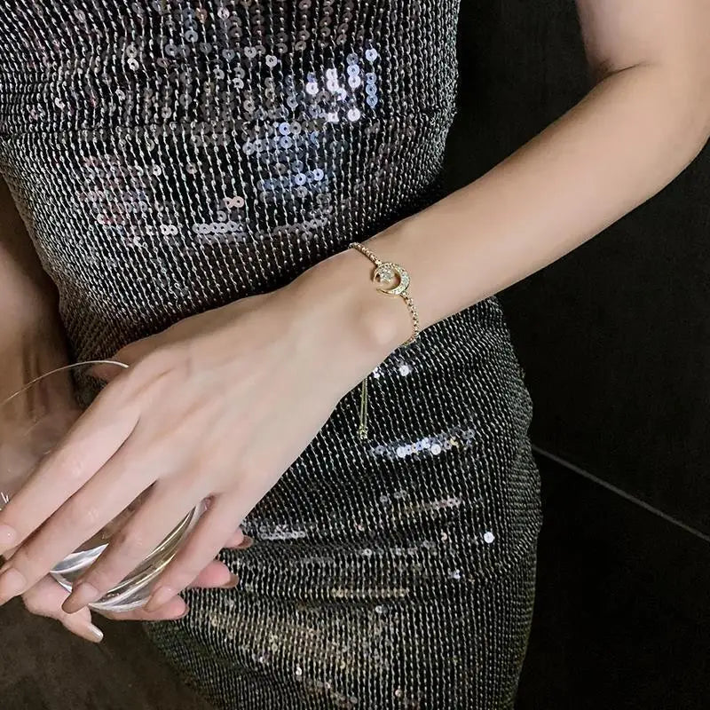 Pulsera Etoile et Lune en Strass