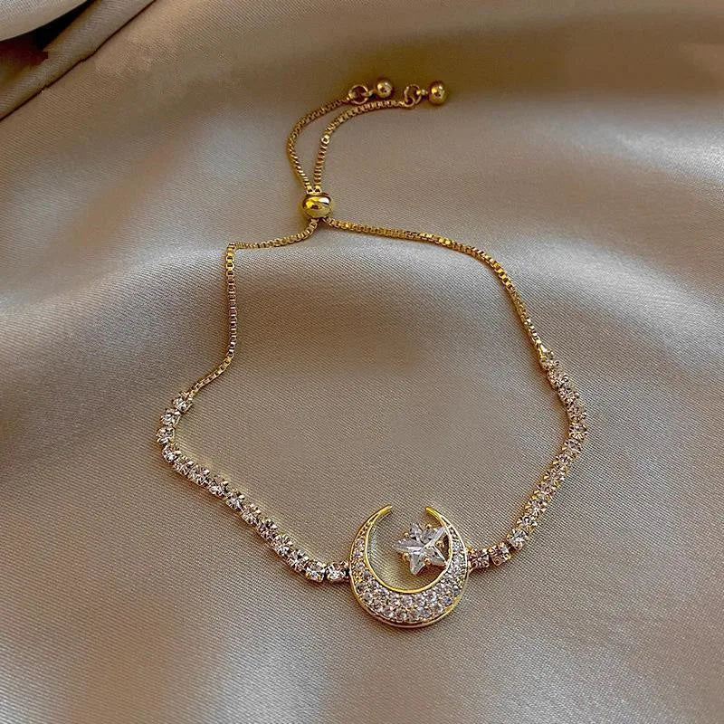 Pulsera Etoile et Lune en Strass