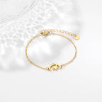 Pulsera Estrella y Luna Mujer