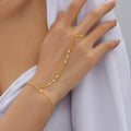 Pulsera para Mujer de Mano Joya para Mujer Cadena para Mano y Dedo