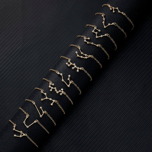 Pulsera Mujer Signo del Zodiaco 12 Constelaciones