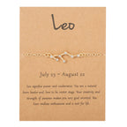 Pulsera Mujer Signo del Zodiaco 12 Constelaciones leo
