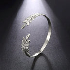 Pulsera Hoja de Laurel plata