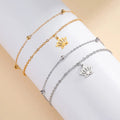 Pulsera Flor de Loto Mujer Gourmette oro