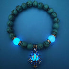 Pulsera Flor de Loto con Piedra 