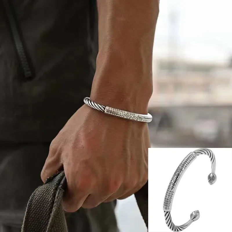Pulsera Gourmette Budista Flor de Loto
