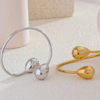 Pulsera Gourmette de Encanto Gota de Agua plata