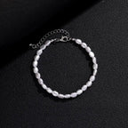 Pulsera Gourmette de Perlas para Mujer u Hombre