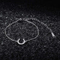 Pulsera / Gourmette Herradura Casco Amuleto de la Suerte plata