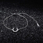 Pulsera / Gourmette Herradura Casco Amuleto de la Suerte plata