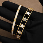 Pulsera Gourmette Flores Delicadas de 5 pétalos a