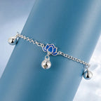 Pulsera Gourmette Flor de Loto para Mujer
