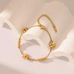 Pulsera Gourmette Flores de Margarita