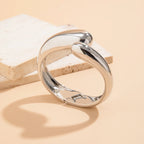 Pulsera Gourmette Gota de Agua plata