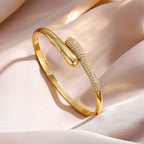 Pulsera Gota de Agua en Zirconia para Mujer oro