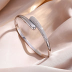 Pulsera Gota de Agua en Zirconia para Mujer plata