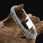 Pulsera Gourmette Hombre Budista Tibetana 