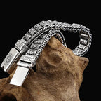 Pulsera Gourmette Hombre Budista Tibetana 