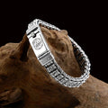 Pulsera Gourmette Hombre Budista Tibetana 