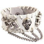 Pulsera Hombre Calavera blanca
