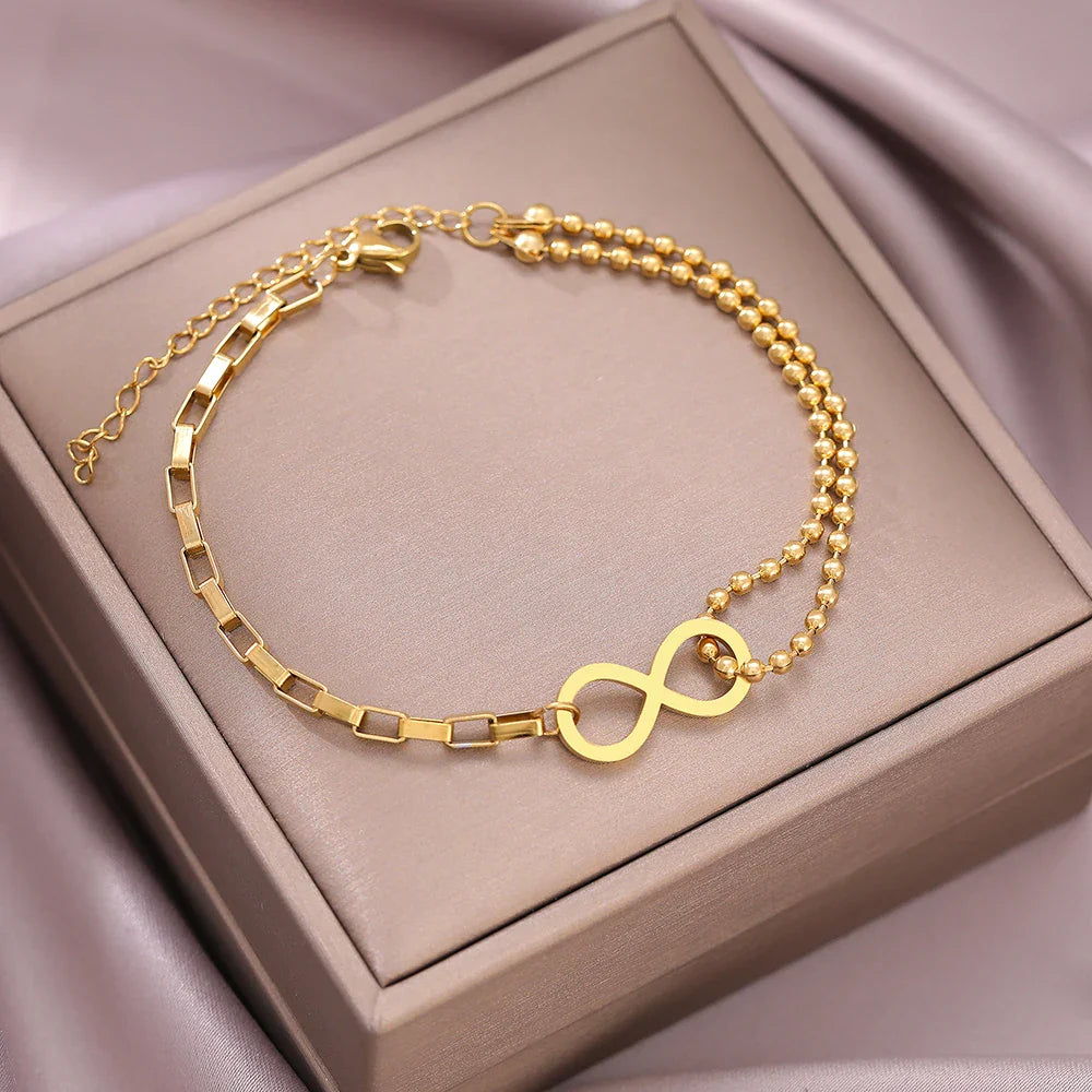 Pulsera Infinita Oro O Plata oro